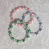 Armband Armbänder 3er-Set große Größe bis 17cm Perlenschmuck 