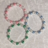 Armband Armbänder 3er-Set große Größe bis 17cm Perlenschmuck 