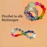 Kinder-Armband Kinder-Schmuck Wunschname Schmetterling Armreifen