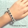 Armband Gänseblümchen Peakock Perlenschmuck niedlich Armreifen 