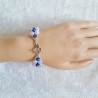 Armband Farbverlauf zweireihig Schmuck für Damen Perlenschmuck