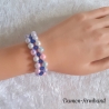 Armband Farbverlauf zweireihig Schmuck für Damen Perlenschmuck