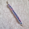 Armband Farbverlauf zweireihig Schmuck für Damen Perlenschmuck