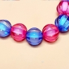 Kinder-Armband Armreifen Perlen-Schmuck Pink-Blau Kinderschmuck