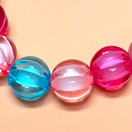 Kinder-Armband Armreifen Perlen-Schmuck Bunt Kinderschmuck