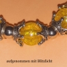 Extravagantes Armband große Größe bis 21-23 cm Perlenschmuck Gelb