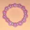 Armband große Größe bis 19-20 cm Perlenschmuck Flieder elegant