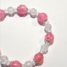 Armband große Größe bis 21 cm Perlenschmuck Rosa elegant