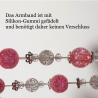 Armband große Größe bis 21 cm Perlenschmuck Rosa elegant