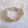 Perlen-Armband Schmuck für Jugendlichen & Erwachsene dreifarbig