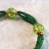Armband Mehrreihig Schmuck schönes Grün für Damen Jugendliche