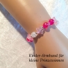 Kinder-Armband Traum in Rosa und Pink Perlenschmuck Geschenk-Idee