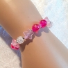 Kinder-Armband Traum in Rosa und Pink Perlenschmuck Geschenk-Idee