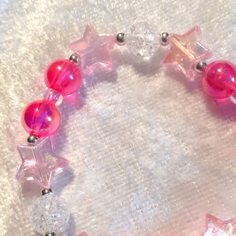 Kinder-Armband Traum in Rosa und Pink Perlenschmuck Geschenk-Idee
