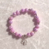 Armband Armreifen Schmuck für Jugendlichen u. Damen Rosa Schimmer