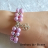 Armband Armreifen Schmuck für Jugendlichen u. Damen Rosa Schimmer