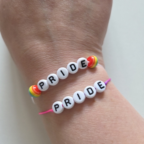 Pride Armband | Makrameeverschluss | Regenogenarmband | LGBTQIA+