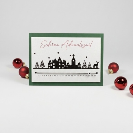 Grußkarte * Adventskalender * Advent * Weihnachten