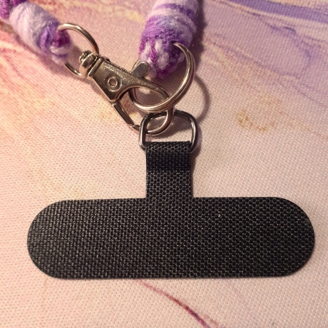 Handytasche Handyhülle Smartphonhülle mit Band zum umhängen Lila