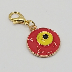 Augapfel Clip Anhänger Bettelarmband Halloween Charm