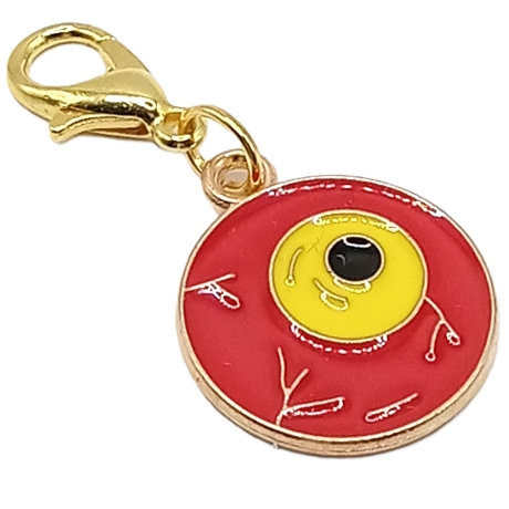 Augapfel Clip Anhänger Bettelarmband Halloween Charm