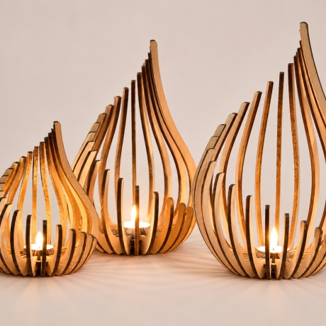 Teelichthalter Modell  Auroralicht