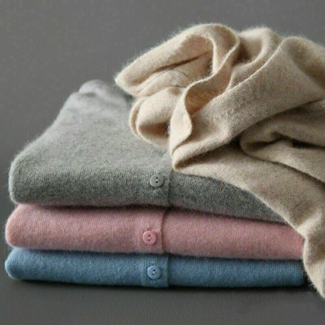 Damen-Feinstrickjäckchen Cashmere, dunkel-rot, 36-38, AL 57