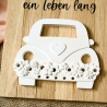 Geschenk zur Hochzeit – Geldgeschenk mit Auto & Namen
