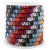 20cm Aztek Muster Webband small rund Ø5mm schwarz orange blau