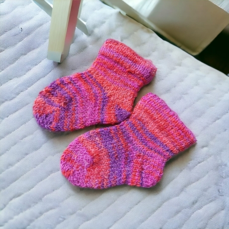 Babysocken ca. 3-6 Monate, multi