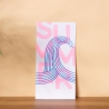 Mini-Poster SUNNY, moderner Kunstdruck, nachhaltiger Siebdruck
