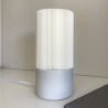 3D-Druck Design Lampe in Beige oder Hellgrau