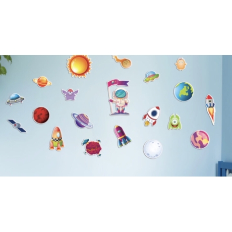 Wandaufkleber Wandsticker aus Holz Kinderzimmer Mc Queen