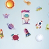 Wandaufkleber Wandsticker aus Holz Kinderzimmer Mc Queen