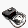 Elegante Kaviarleder Schultertasche ELOISE (158-3) 
