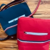 Große Handtasche im Retro-Style rot