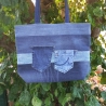 Jeans Upcycling Shopper | Einkaufstasche | Unikat | Innentasche
