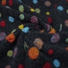 Stoff Musterwalk Kochwolle Boppel Jacquard Anthrazit Bunt 
