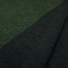 Stoff Ital. Musterwalk Kochwolle Teddy Optik Relief grün