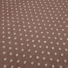 Stoff Musterwalk Walkloden Kochwolle Punkte altrosa wollweiß
