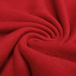 Stoff Ital. 100% Merinowolle uni rot Merinostrick Kleiderstoff