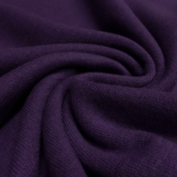 Stoff Ital. Strickstoff 100% Merinowolle uni lila pflaume
