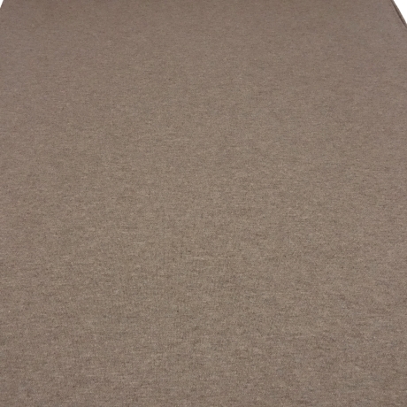 Stoff Merino Merinostrickstoff Wolle uni hellbraun braun melange