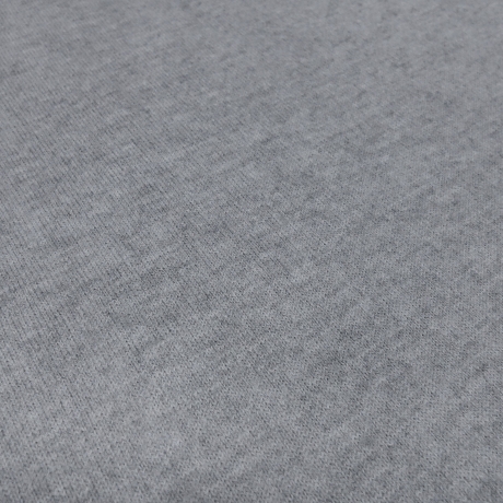 Stoff Strickstoff Merino Merinostrick Wolle uni hellgrau melange