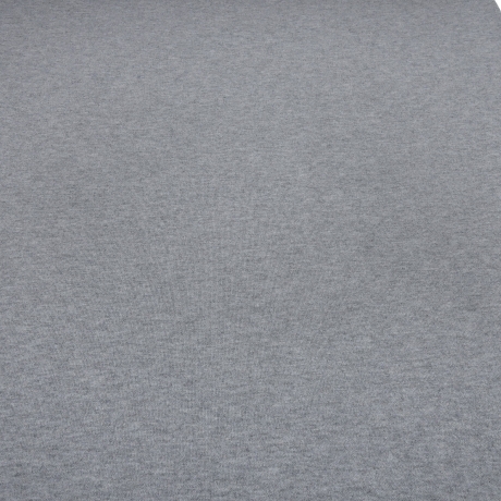 Stoff Strickstoff Merino Merinostrick Wolle uni hellgrau melange