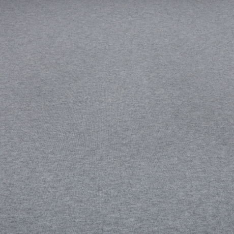 Stoff Strickstoff Merino Merinostrick Wolle uni hellgrau melange