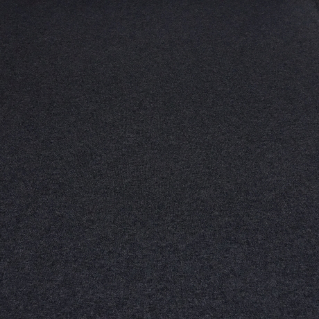 Stoff Merino Merinostrickstoff Wolle uni anthrazit grau melange