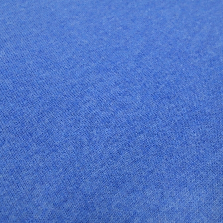 Stoff Ital. Strickstoff aus 100% Merinowolle uni blau melange