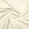 Stoff Merino Merinostrickstoff Wolle uni wollweiss ecrú