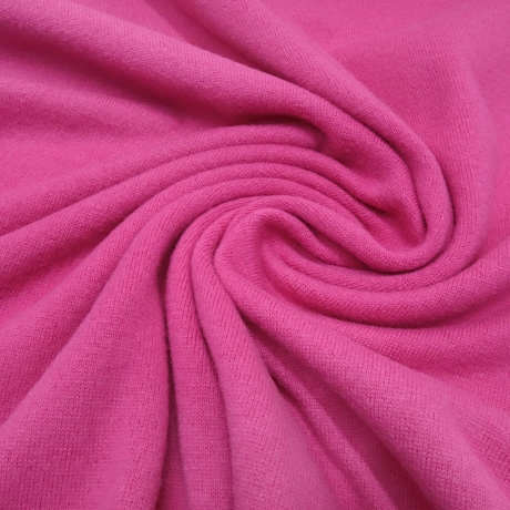 Stoff Strickstoff Merino Merinostrick Wolle uni pink